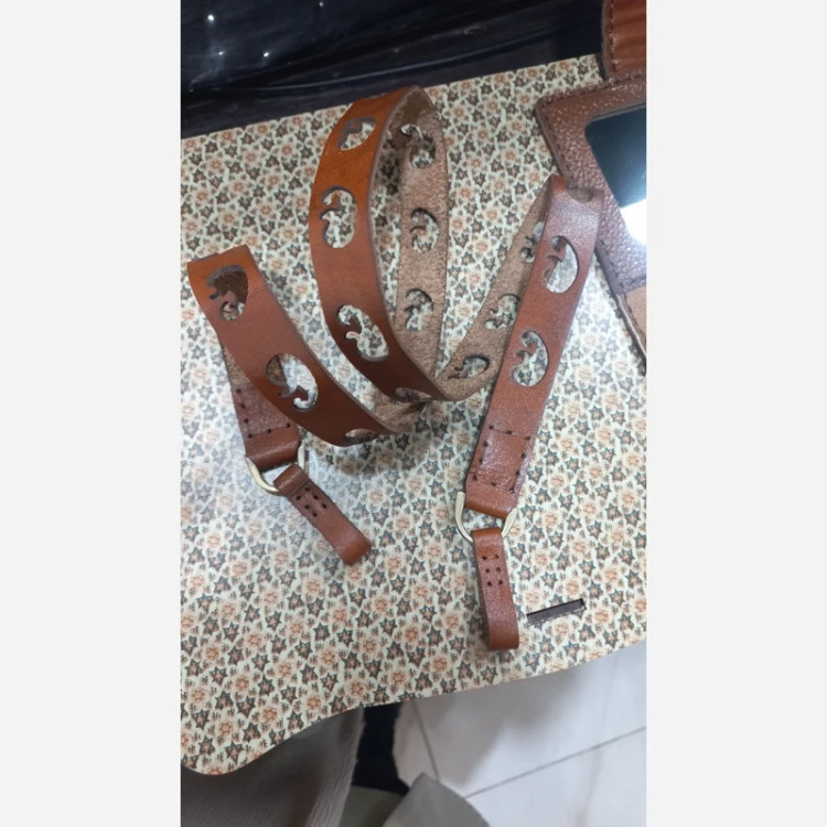 بند عینکی جنس چرم طبیعی گاوی