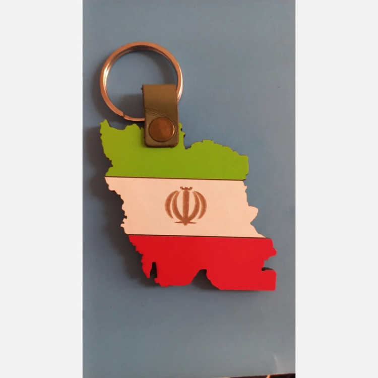 جا کلیدی چوبی طرح ایران بسته یک عددی