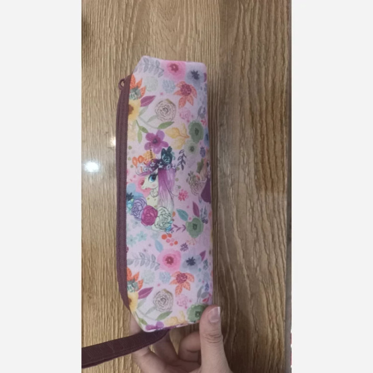 جامدادی طرح تک شاخ صورتی رنگ
