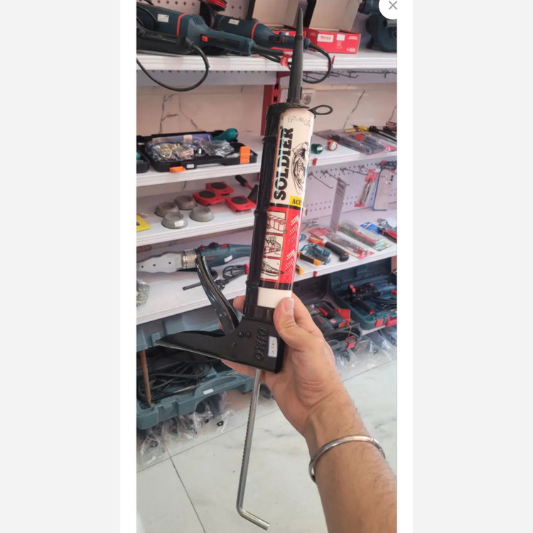 چسب آکواریوم سولدر و تفنگ چسب اکواریوم